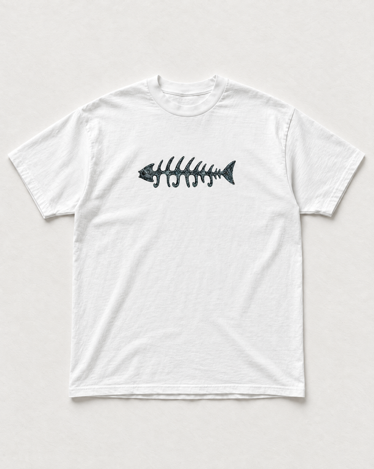 Fish bone heavyweight tee