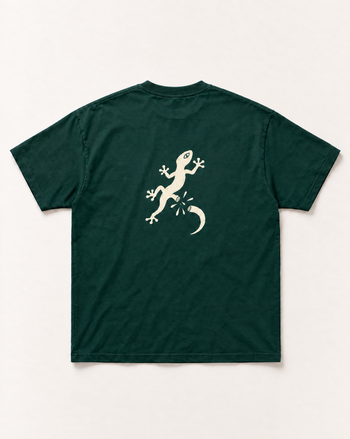 Green gecko heavyweight tee