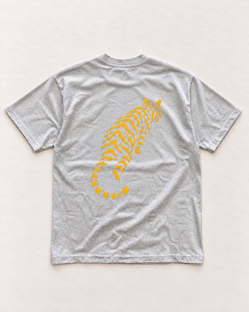Grey Golden tiger heavyweight tee