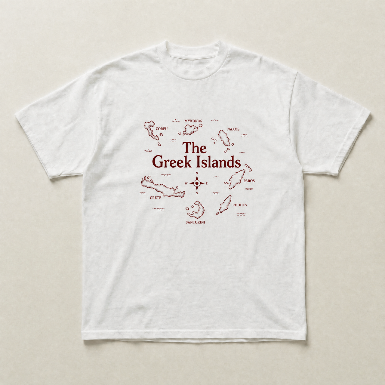 Greek islands tee