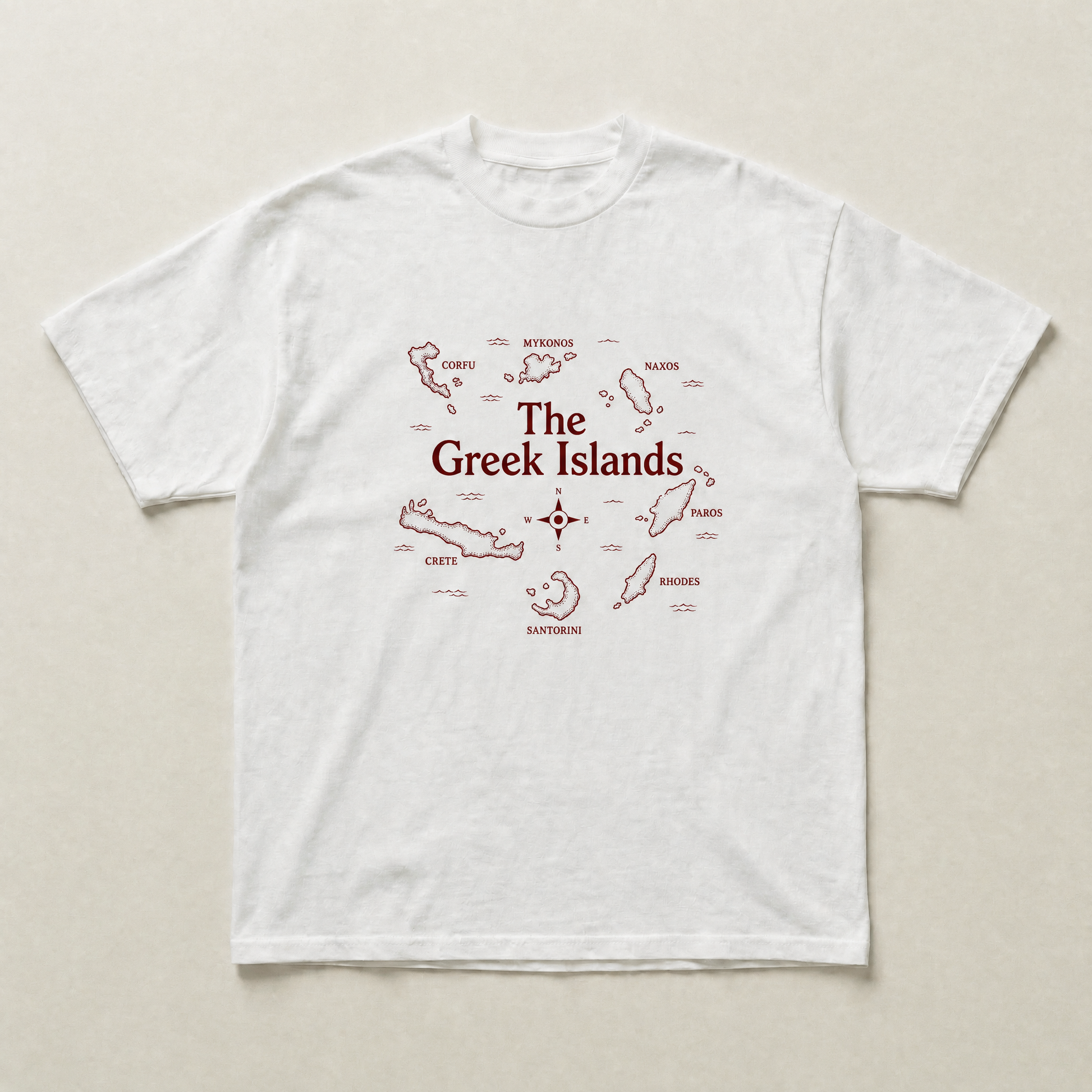 Greek islands tee