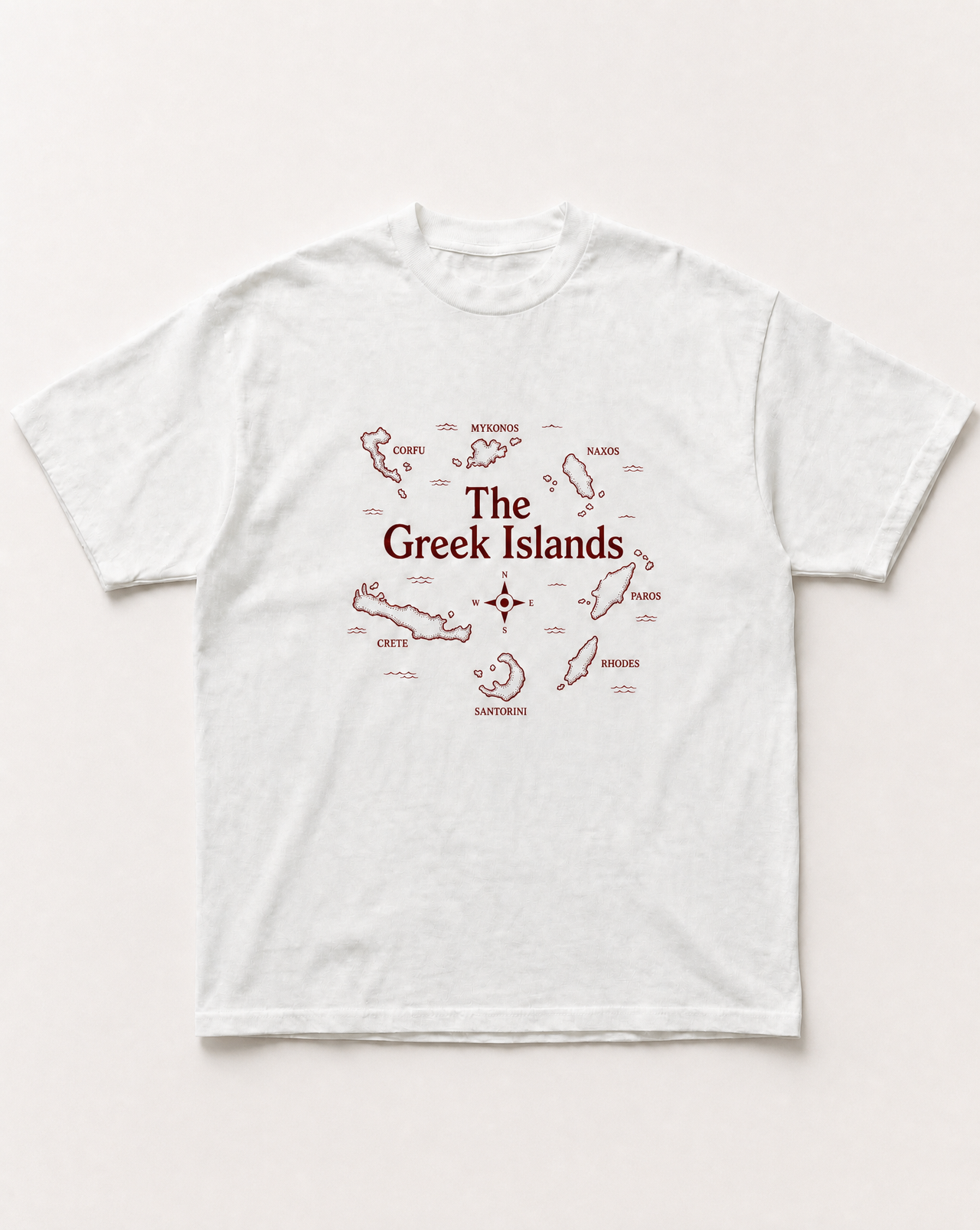 Greek islands heavyweight tee