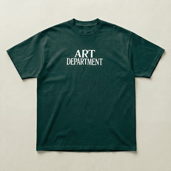 Green Art department tee