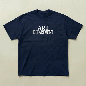 Navy Art department tee