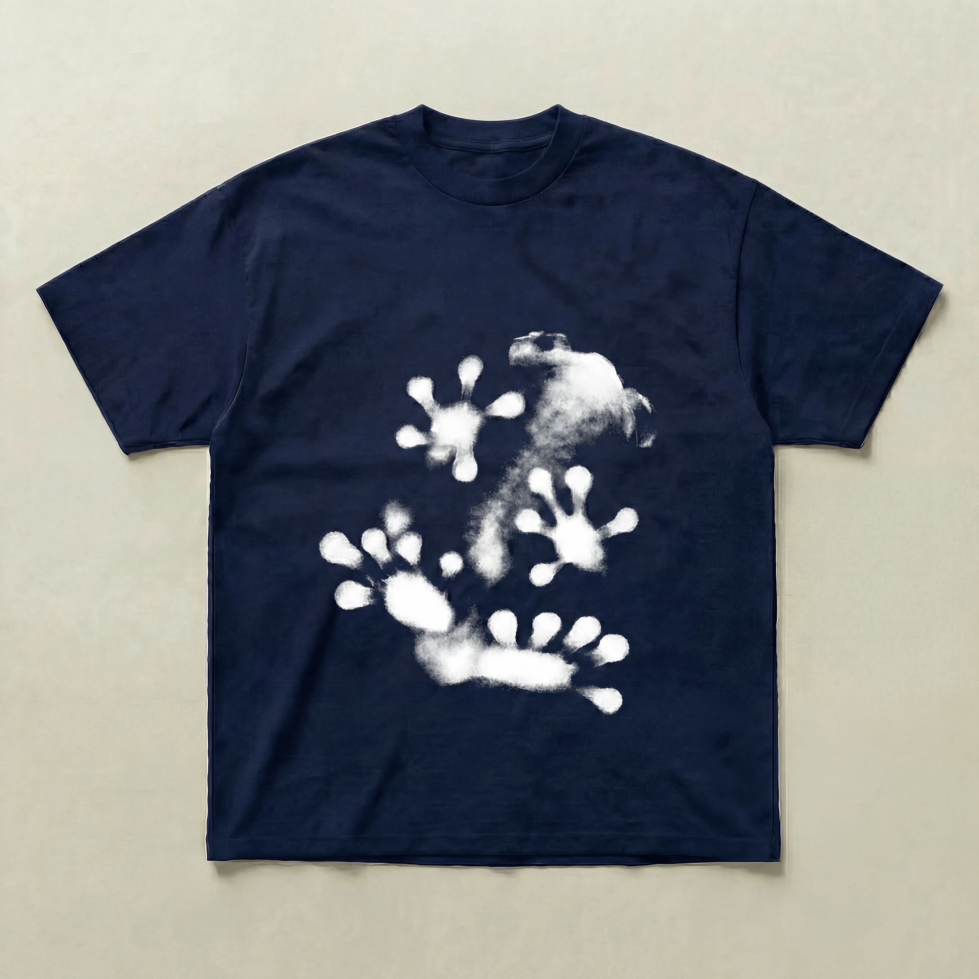 Navy Gecko tee
