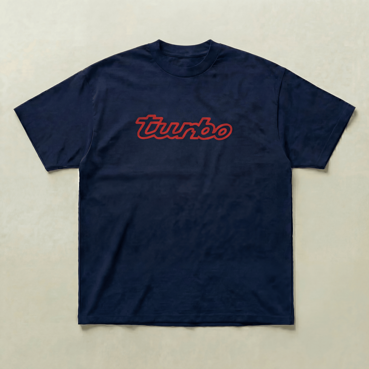 White Turbo tee