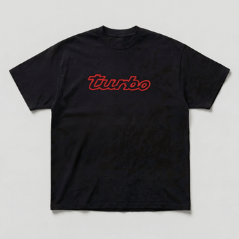 Black Turbo tee