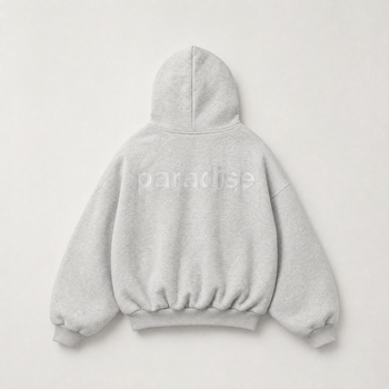 Grey Chasing Paradise hoodie - front view