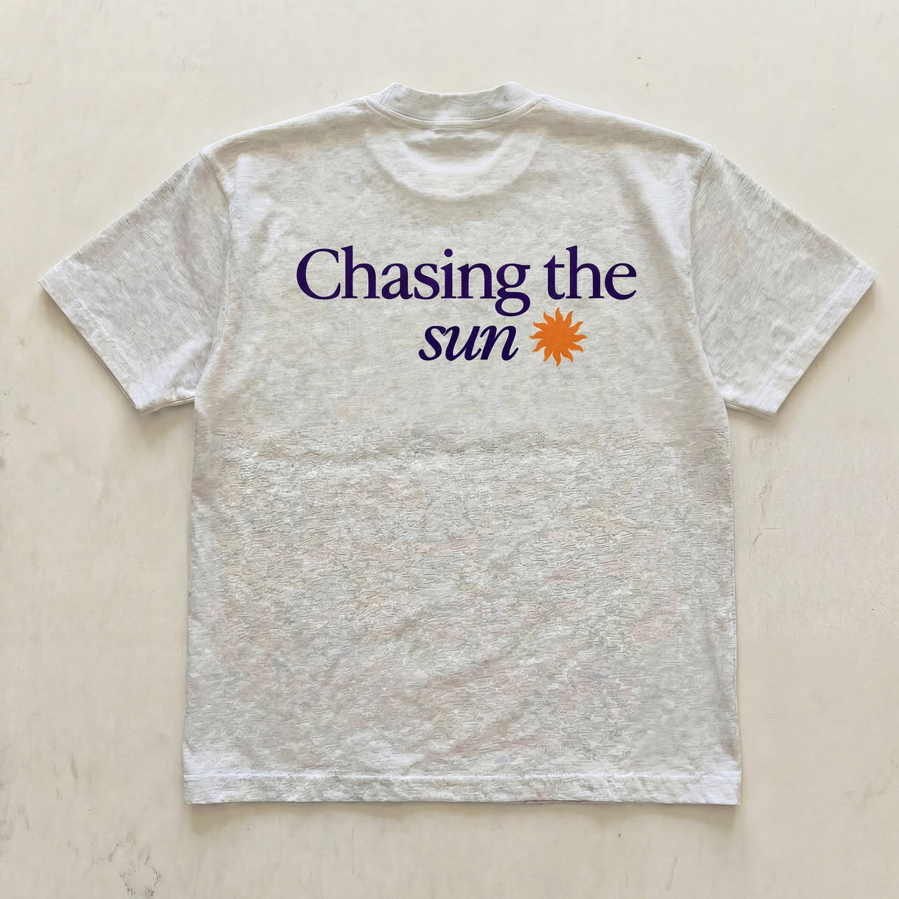 Grey chasing sun standard tee - PARCU