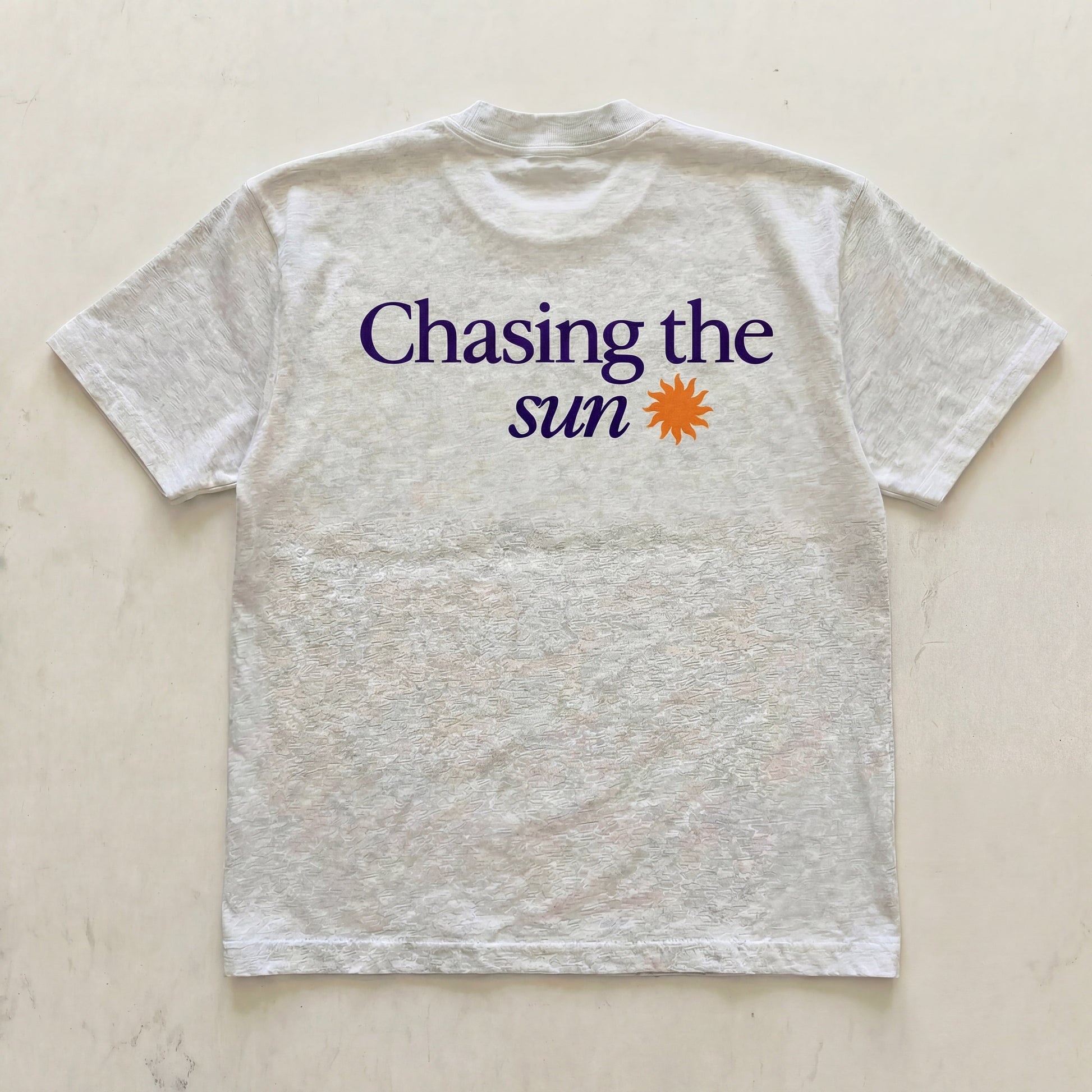 Grey chasing sun standard tee - PARCU