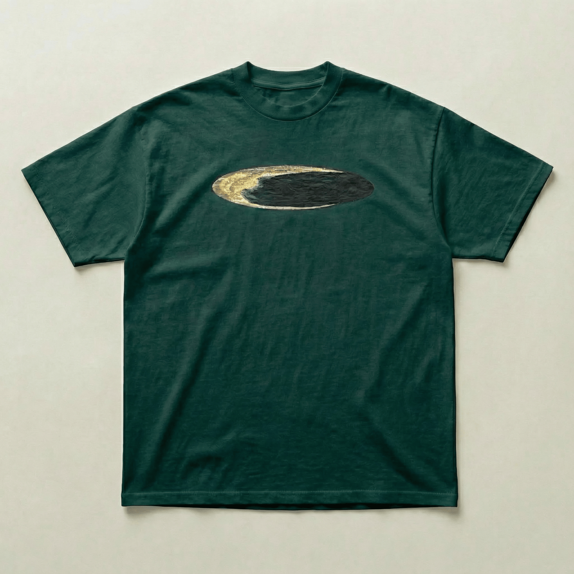 Green moon tee