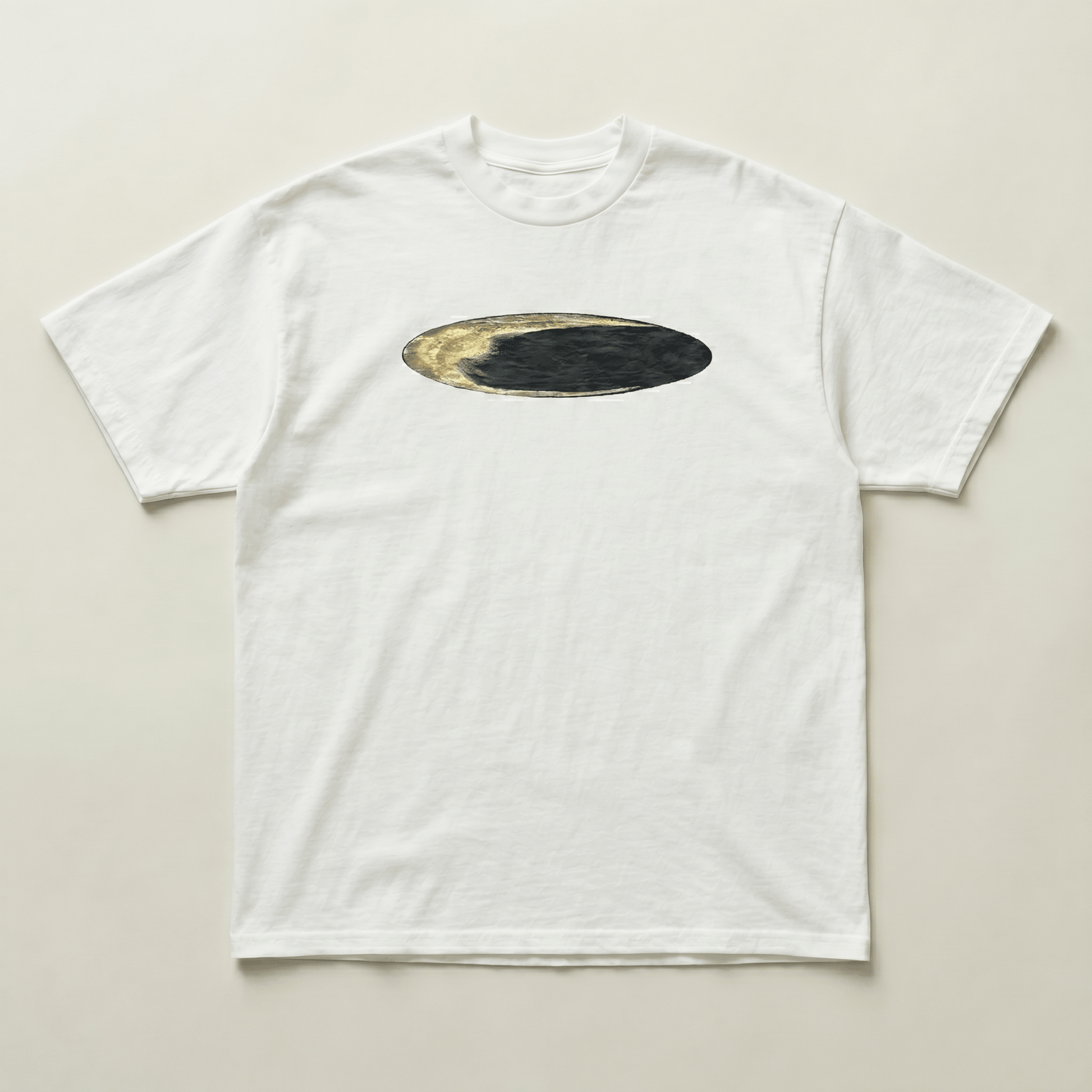 White moon tee