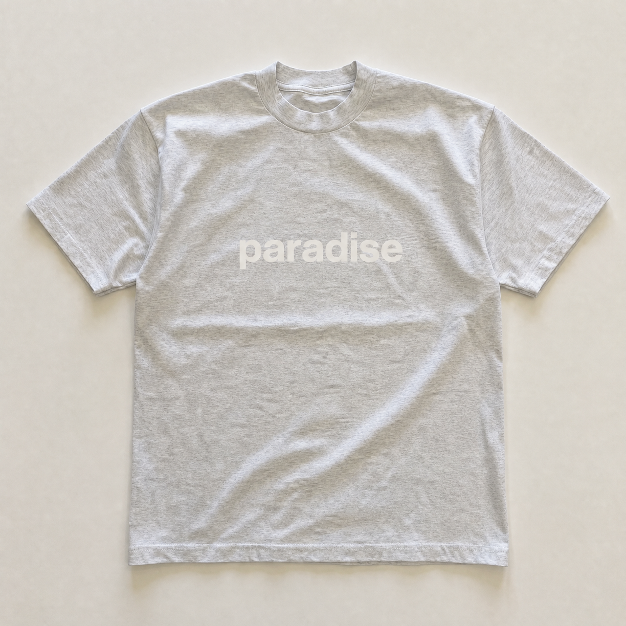 White paradise tee - front view