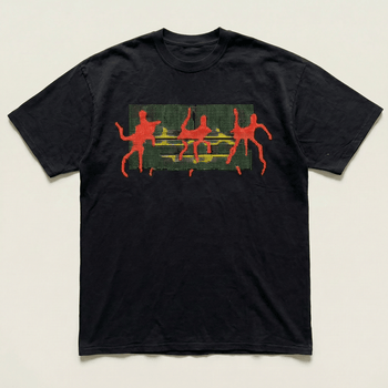 Black Self control tee
