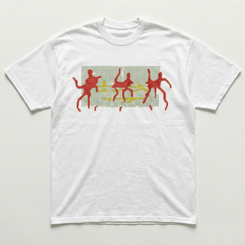 White Self control tee