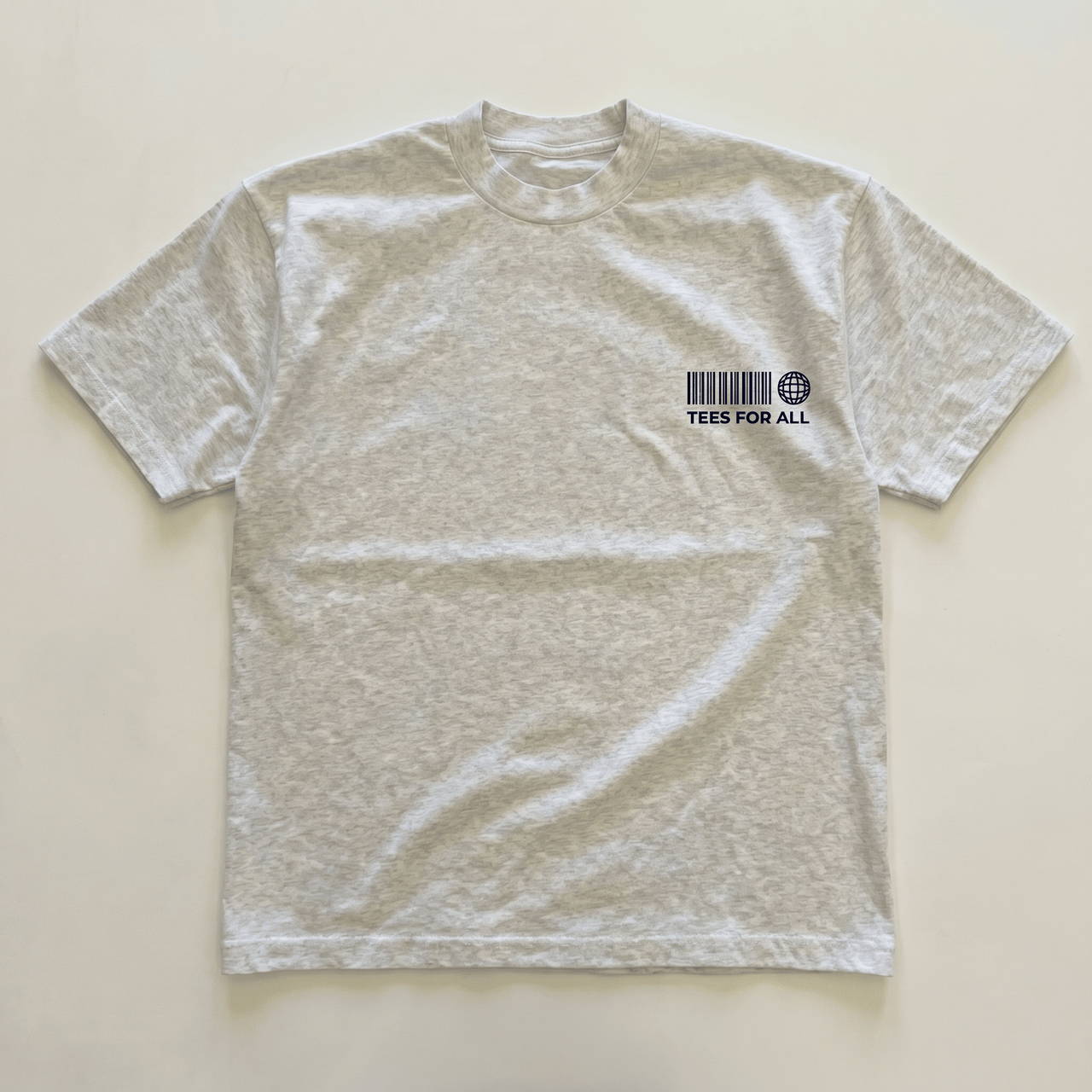 Grey small logo standard tee - PARCU
