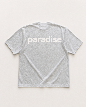 Grey chasing paradise heavyweight tee