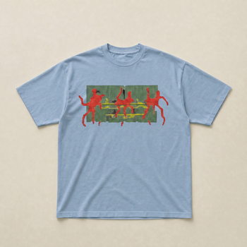 Baby blue Self control tee