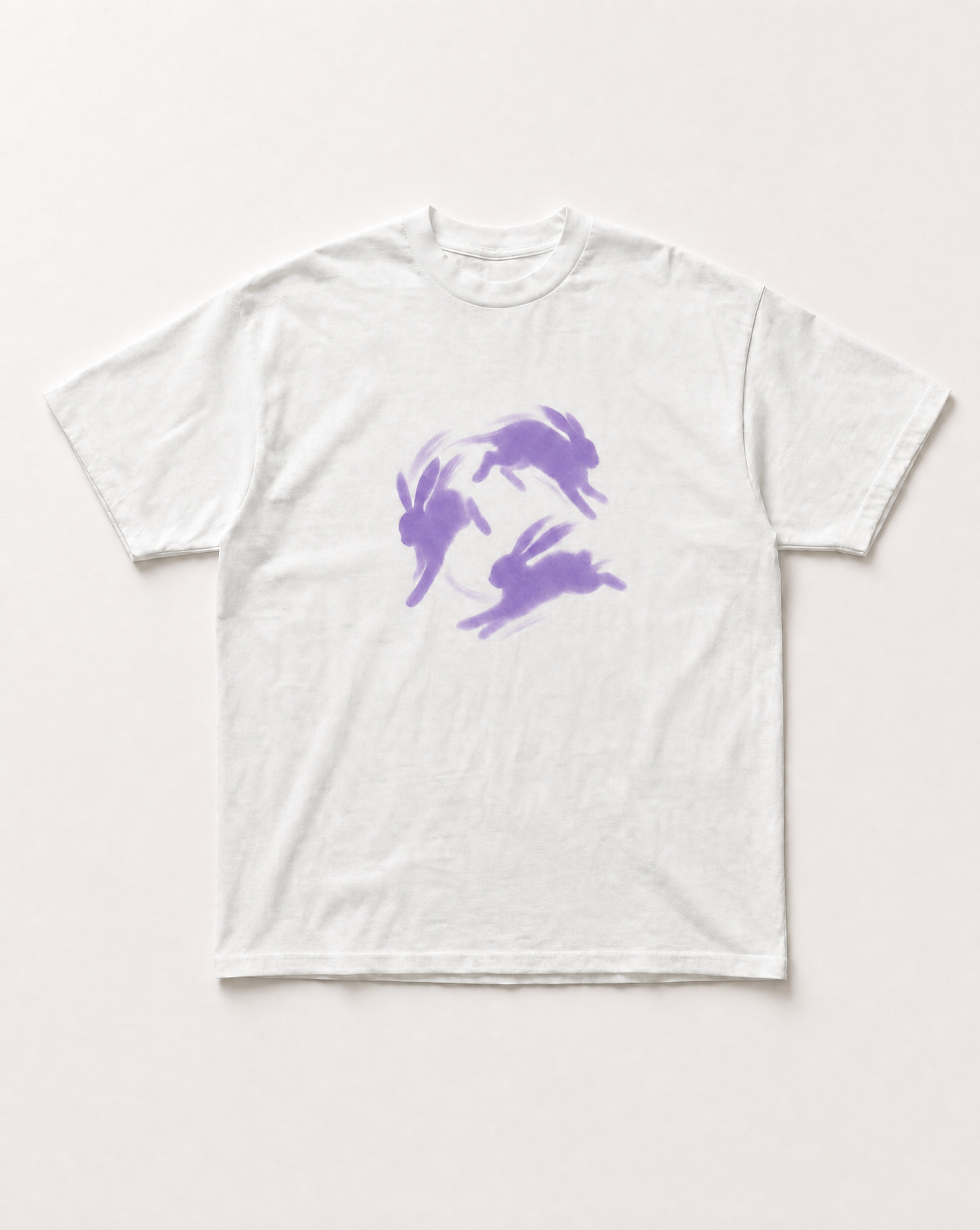 Hopping bunnies heavyweight tee