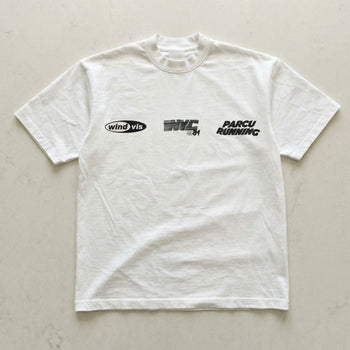 Camiseta gris de peso pesado para correr en Nueva York