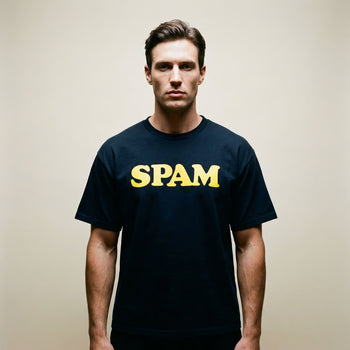 Black Spam heavyweight tee