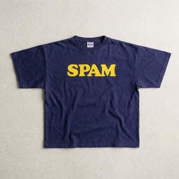 Navy Spam heavyweight tee