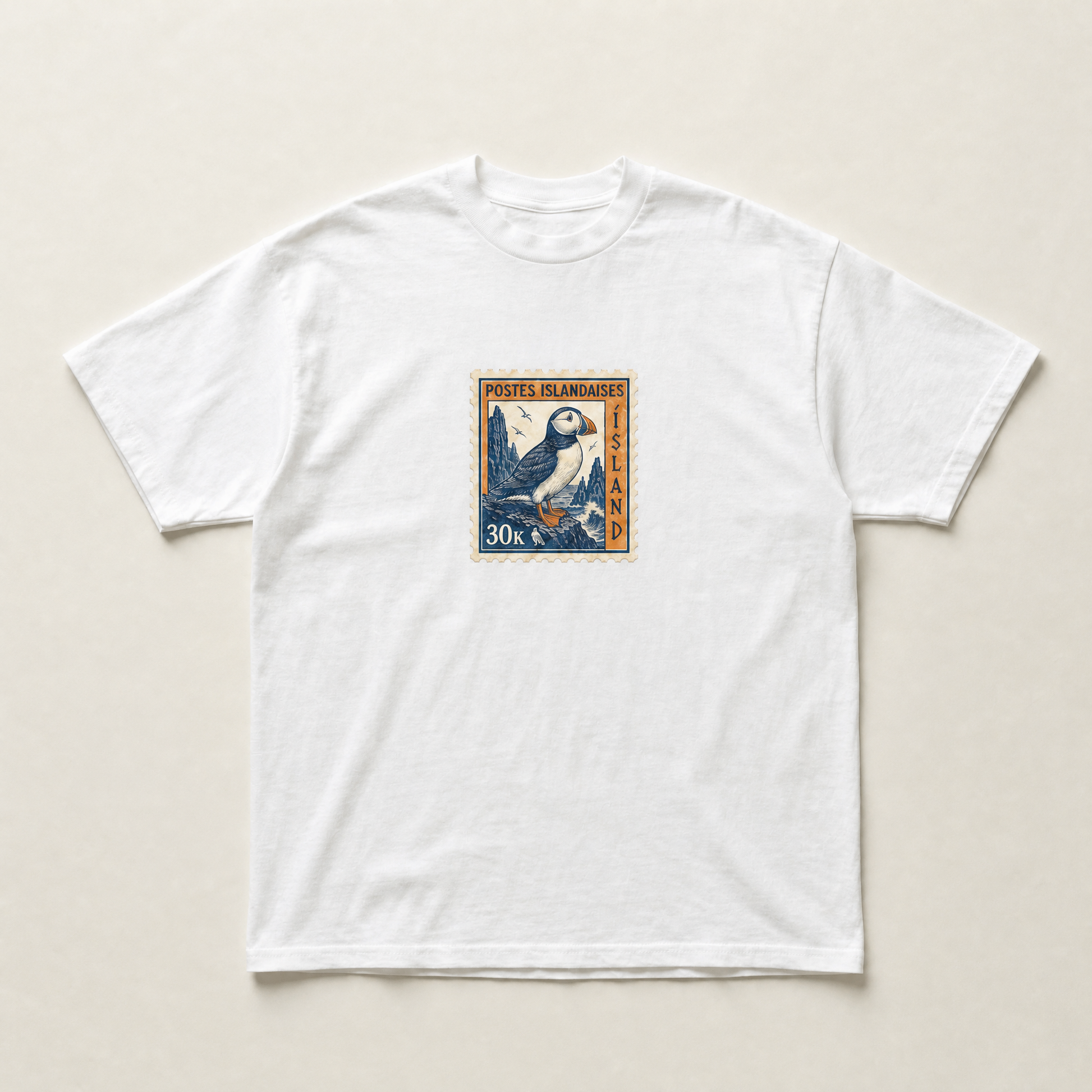 Island stamp tee