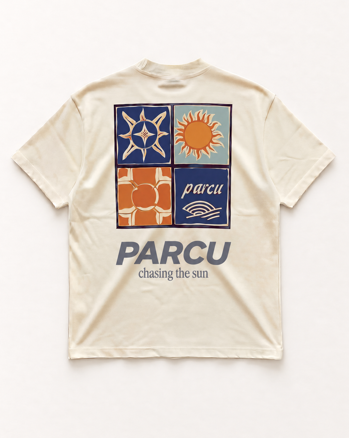 Ivory Mediterranean Heavyweight tee, parcu 280gsm heavyweight cotton tee