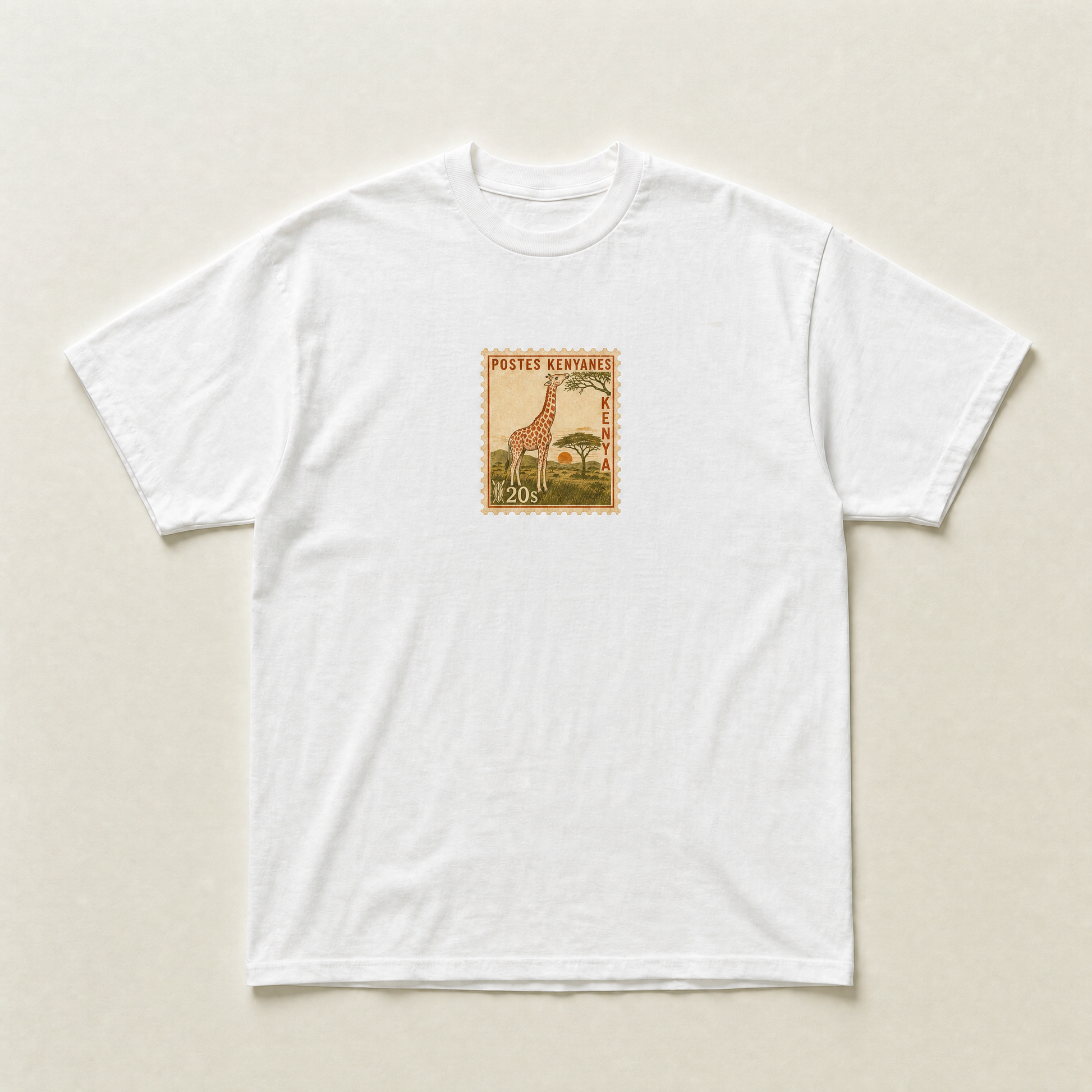 Kenya stamp tee