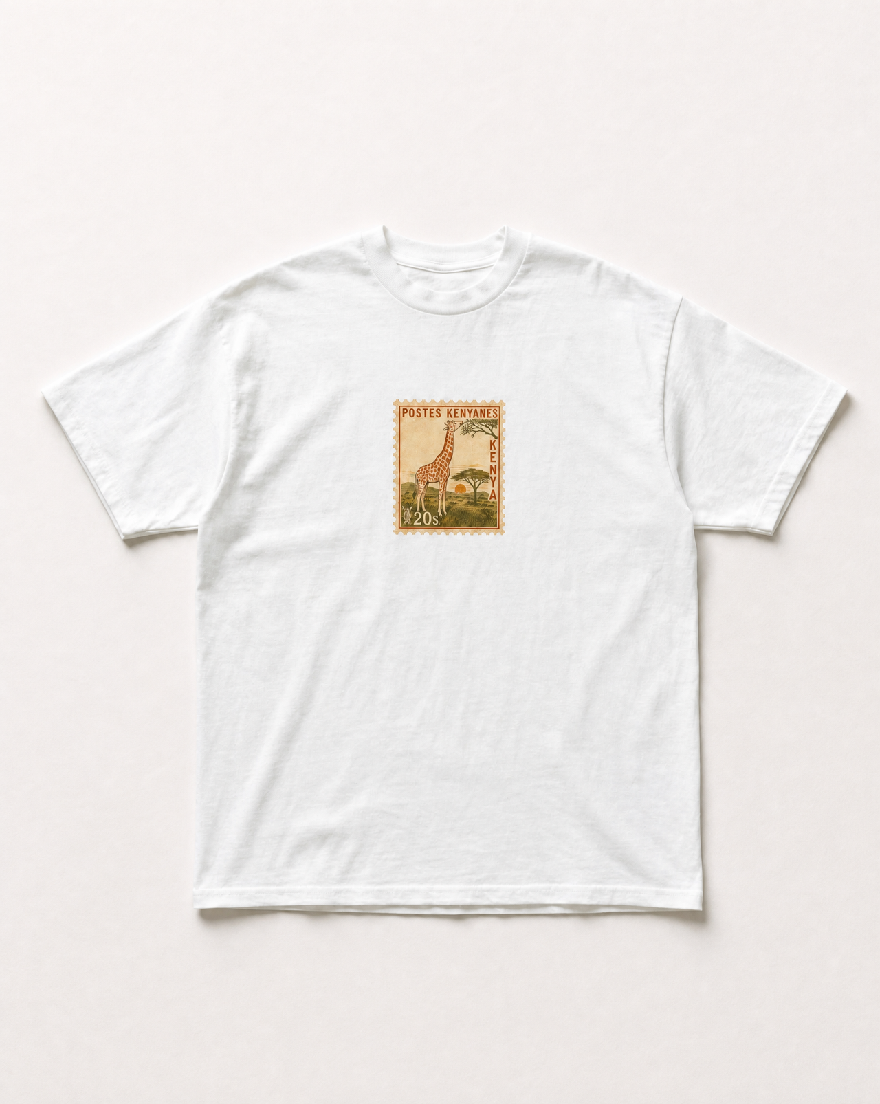 Kenya stamp heavyweight tee