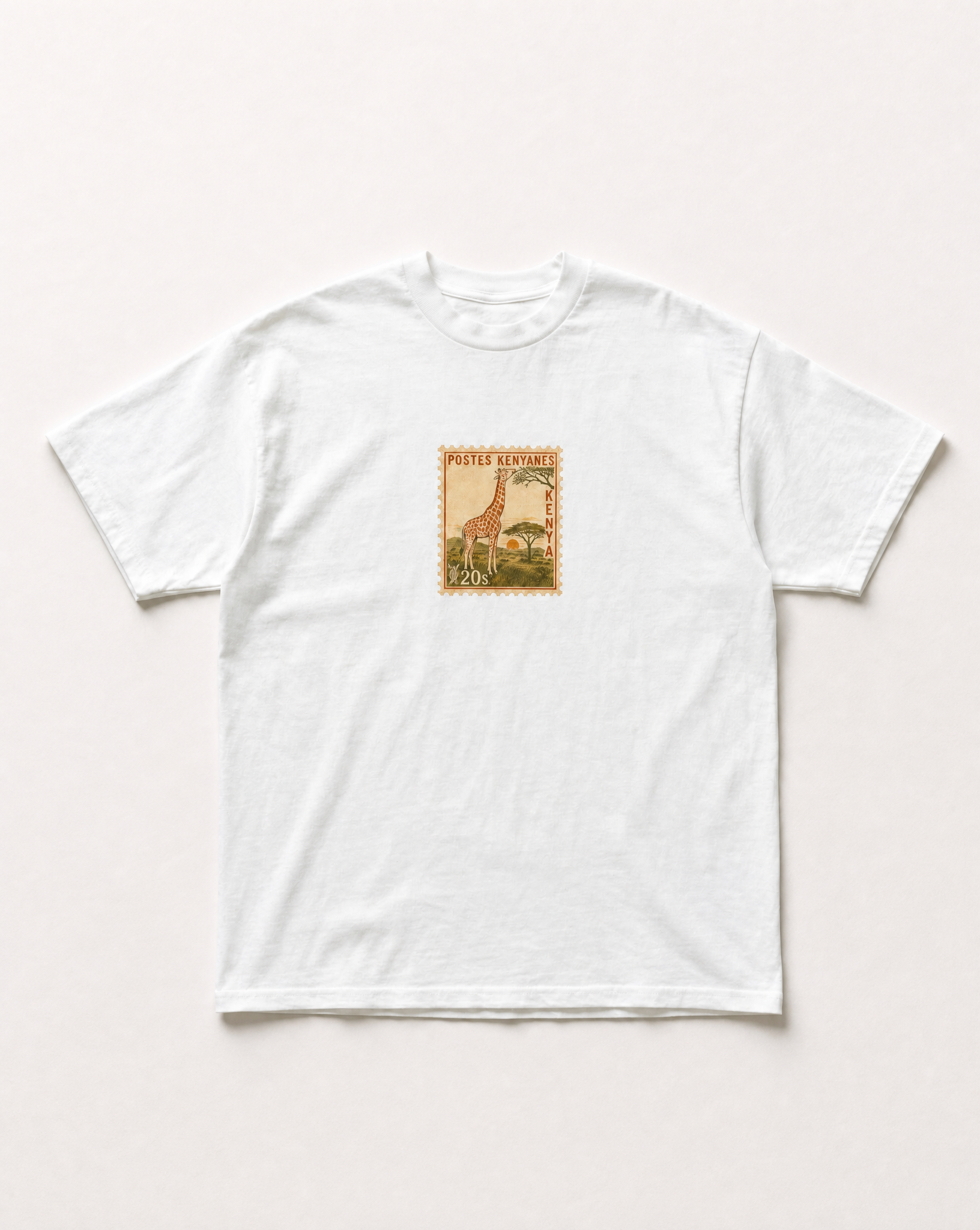 Kenya stamp heavyweight tee