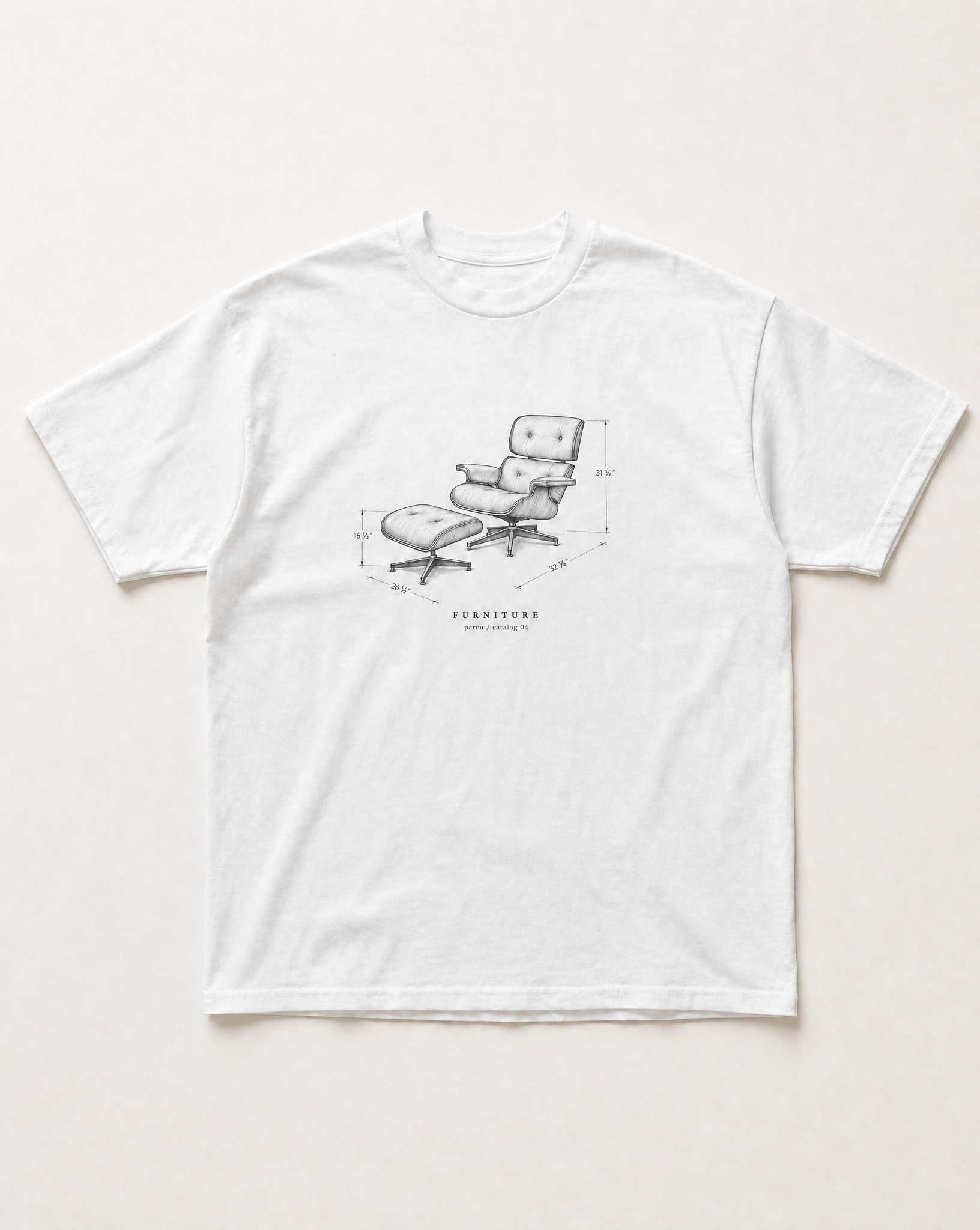 Lounge chair heavyweight tee