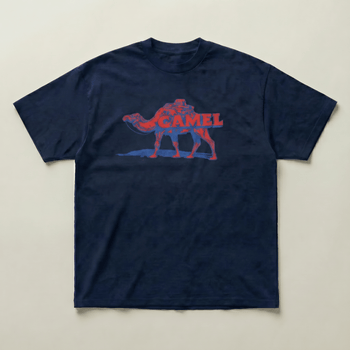 Navy Camel tee
