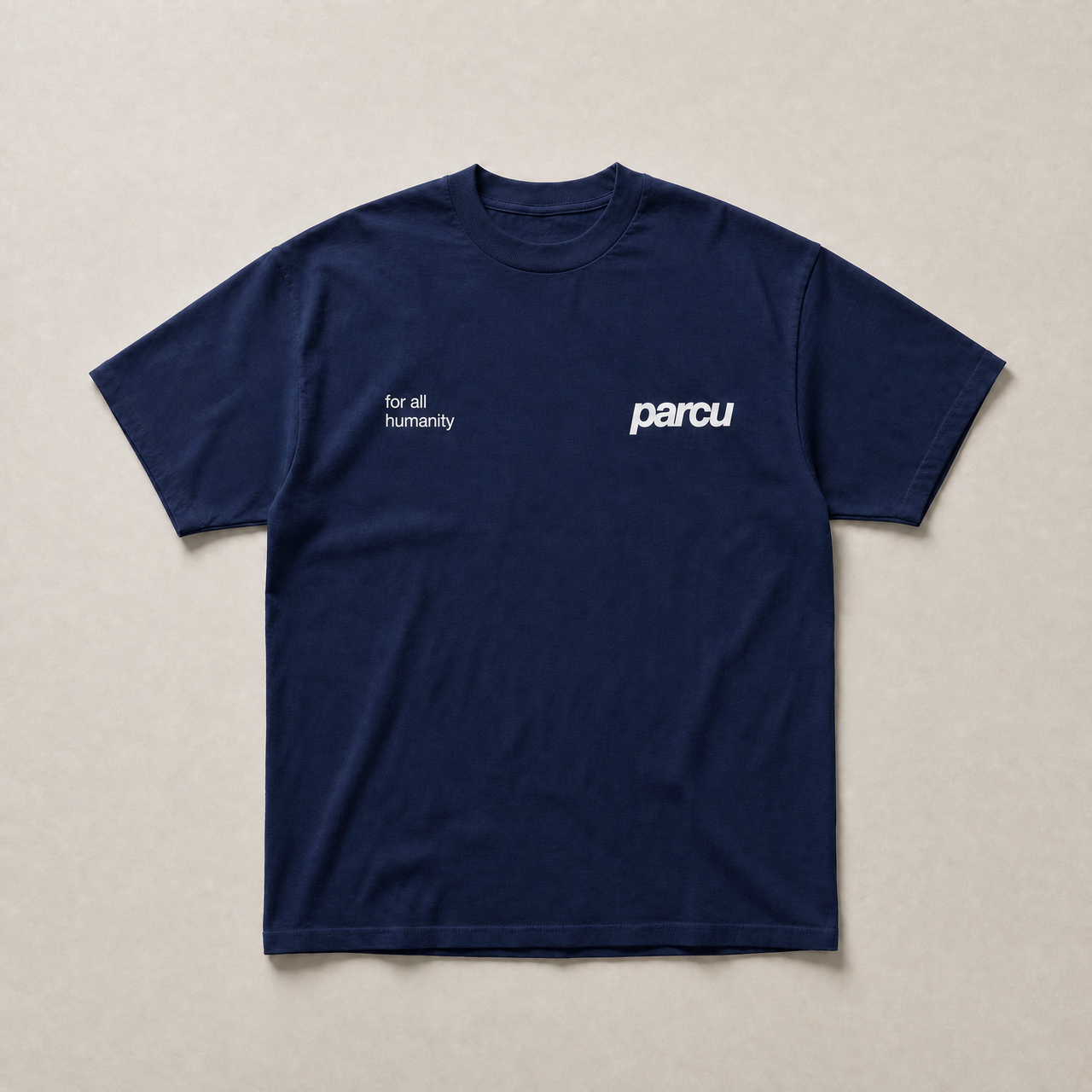 Navy Ceramic tee - front view