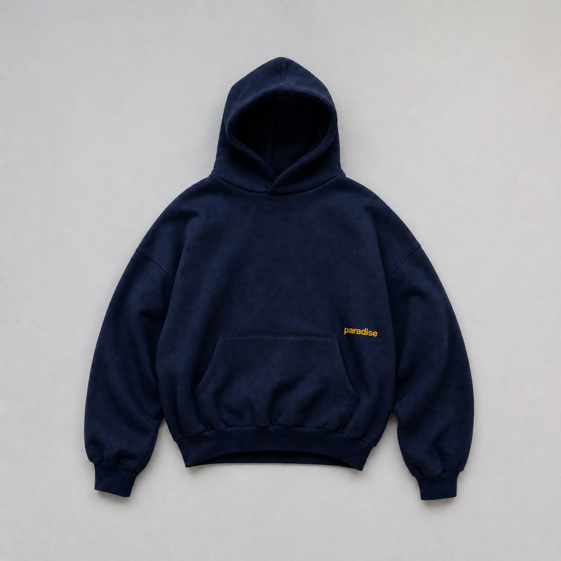 Navy Chasing Paradise hoodie - back view