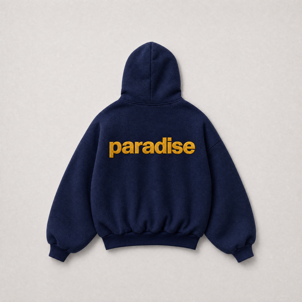 Navy Chasing Paradise hoodie - front view