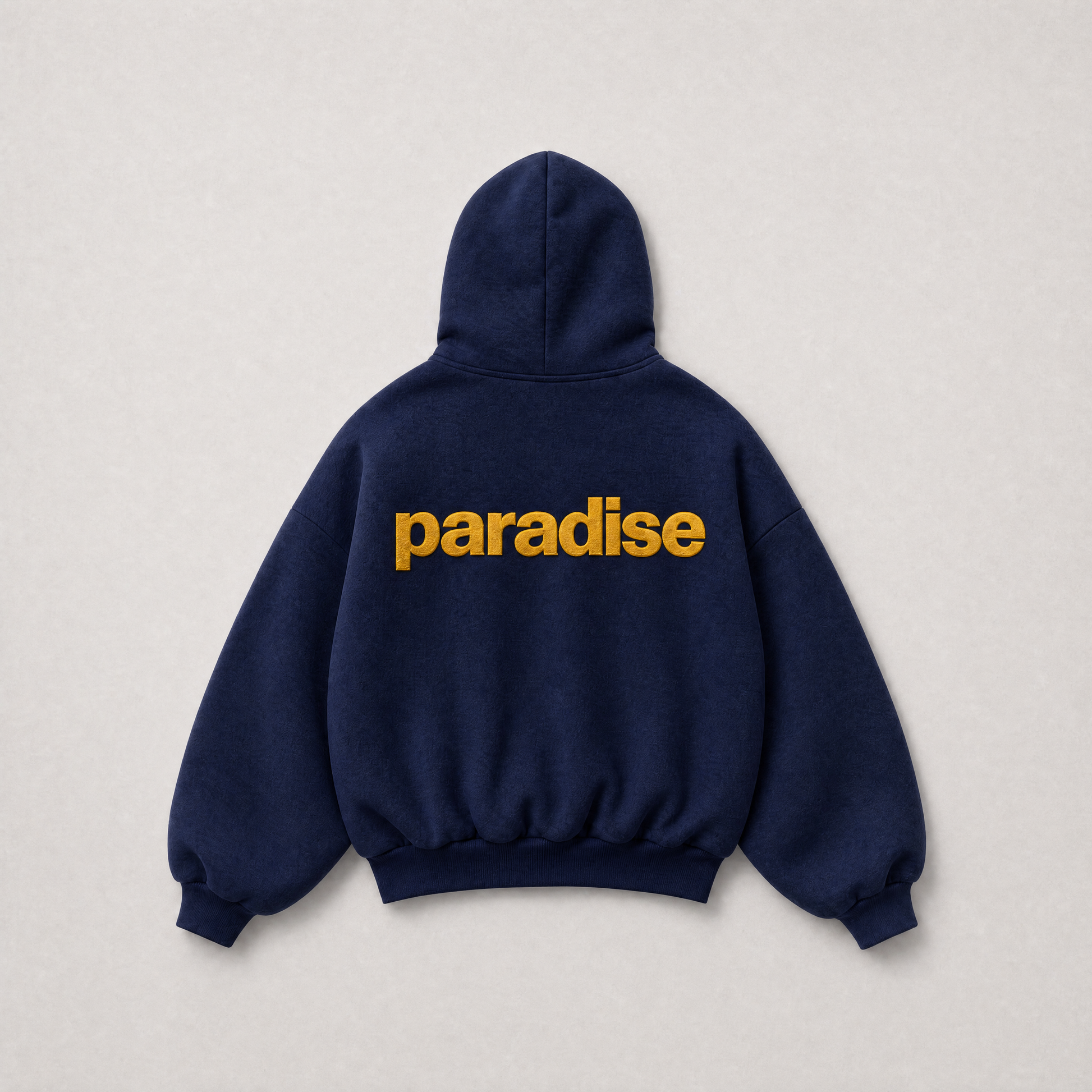Navy Chasing Paradise hoodie - front view