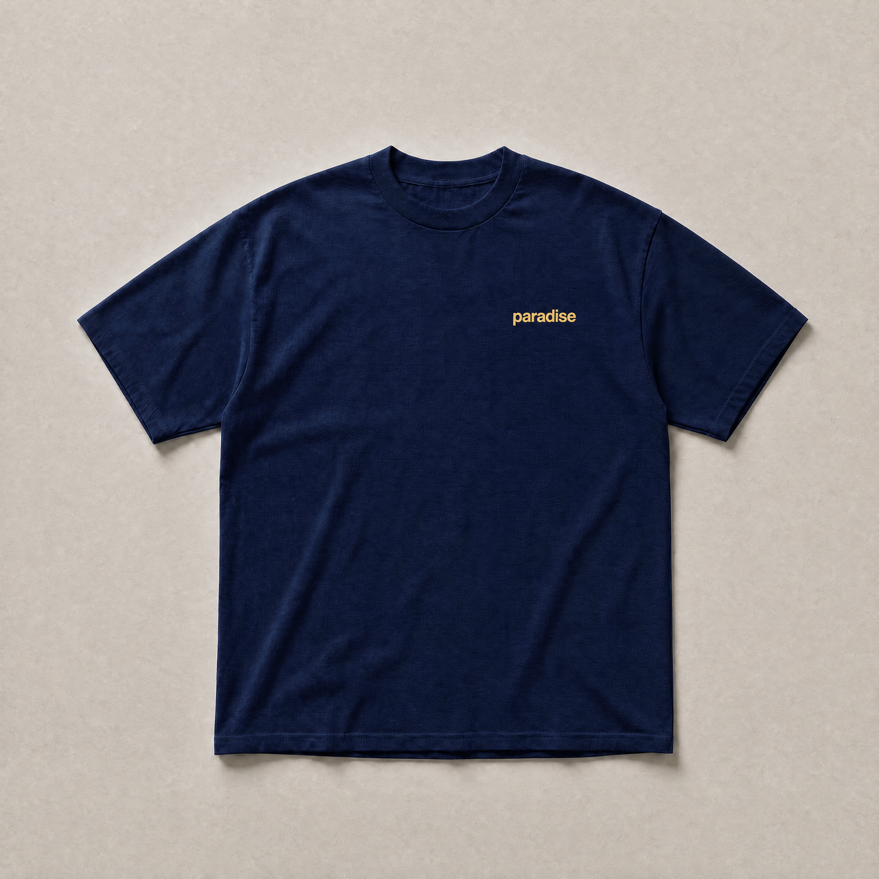 Navy chasing paradise tee - back view