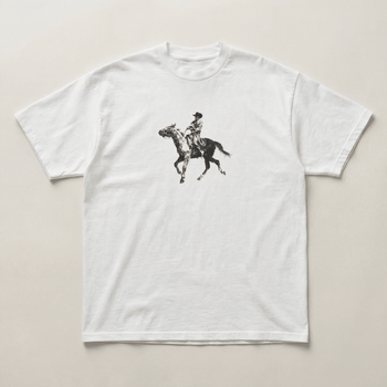 Navy cowboy heavyweight tee - PARCU