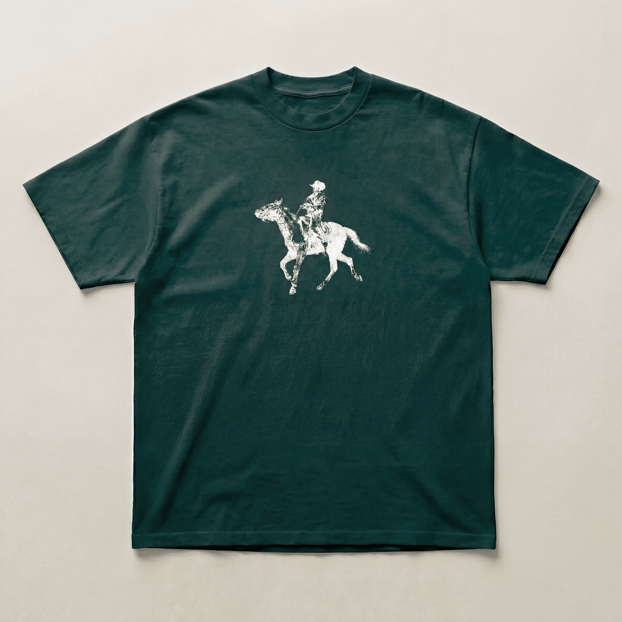 Black cowboy tee
