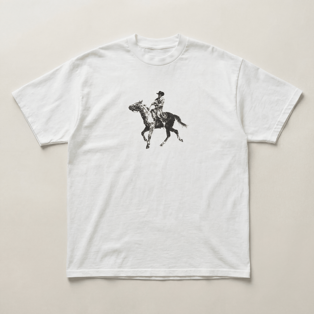 Navy cowboy standard tee - PARCU