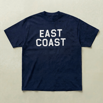 Navy East coast tee