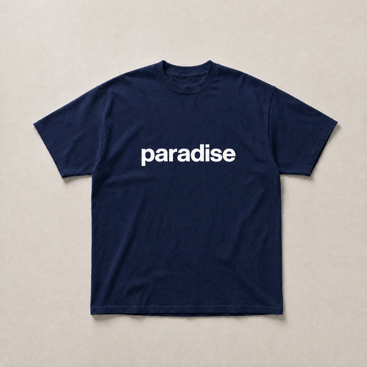 Navy paradise tee - front view