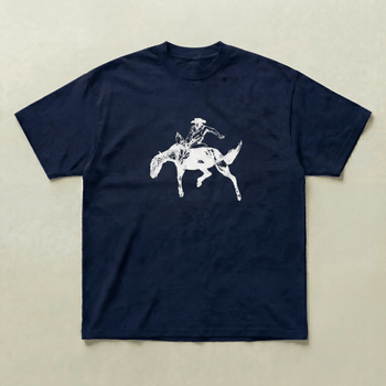 Navy Rodeo tee