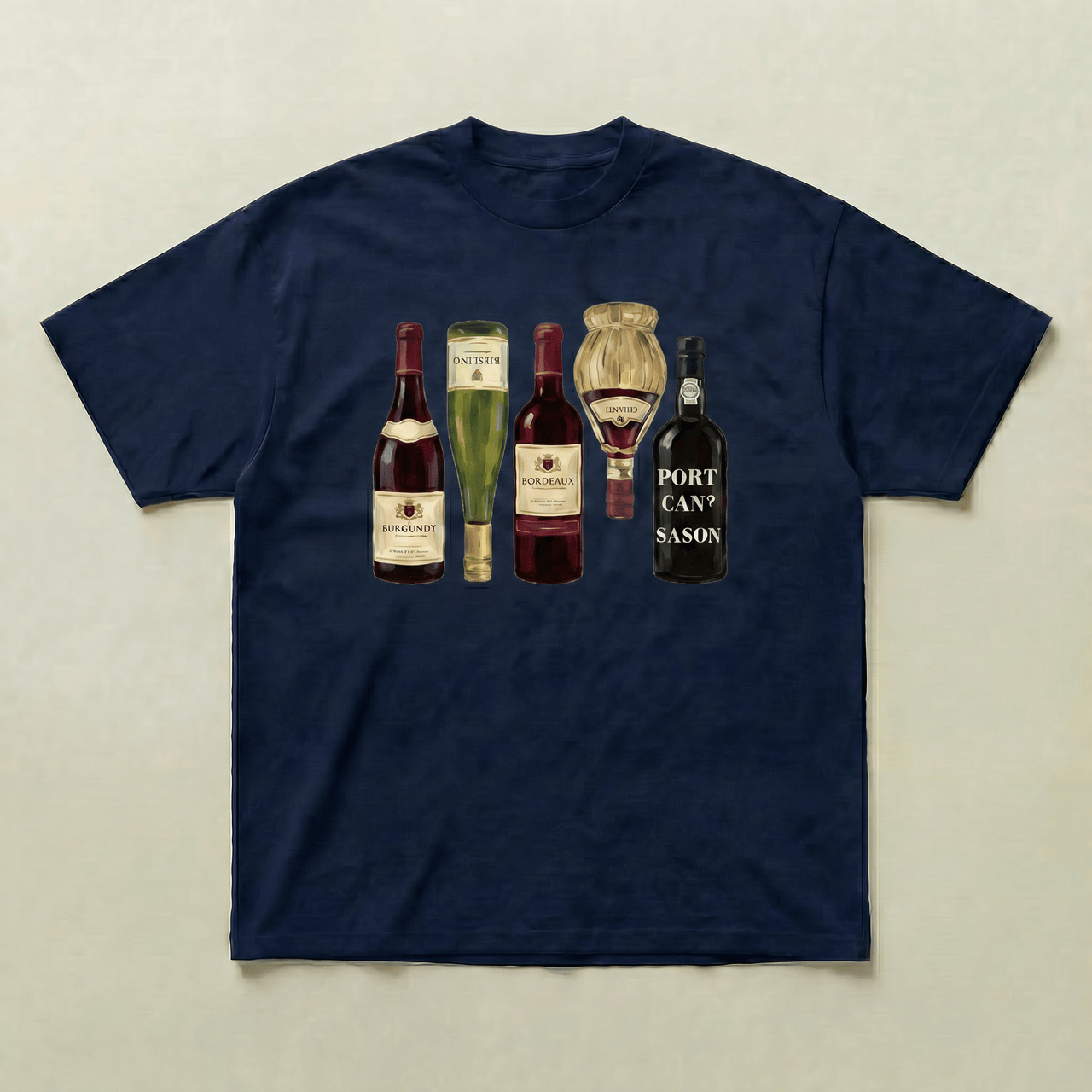 Navy Wine standard tee - PARCU