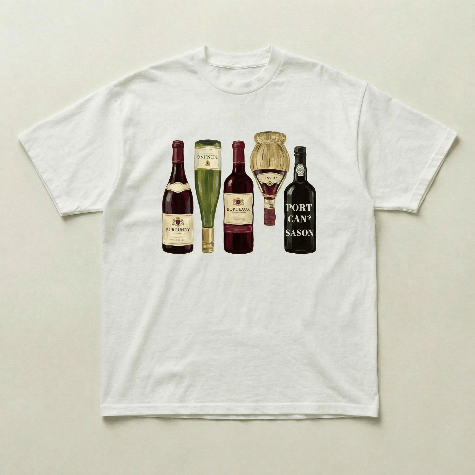 White Wine tee