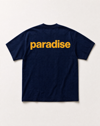 Navy chasing paradise heavyweight tee