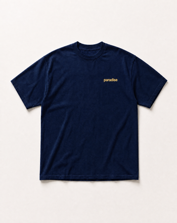 Navy chasing paradise heavyweight tee