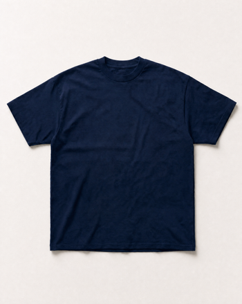 Navy Essentials heavyweight tee, parcu 280gsm heavyweight cotton tee