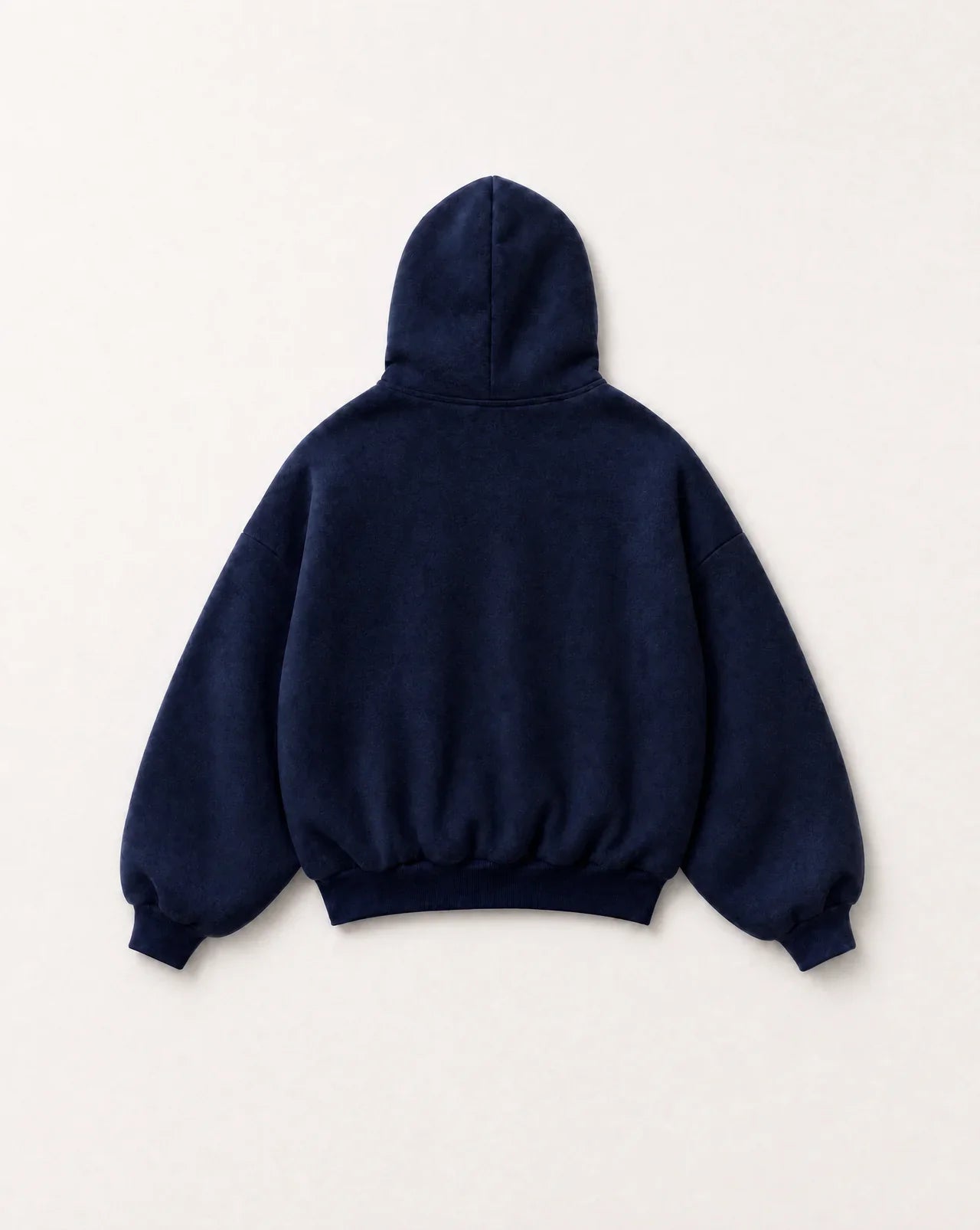 Navy Yellow Paradise heavyweight hoodie - back